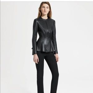 Theory Leather Bristol Movement Jacket-size 2